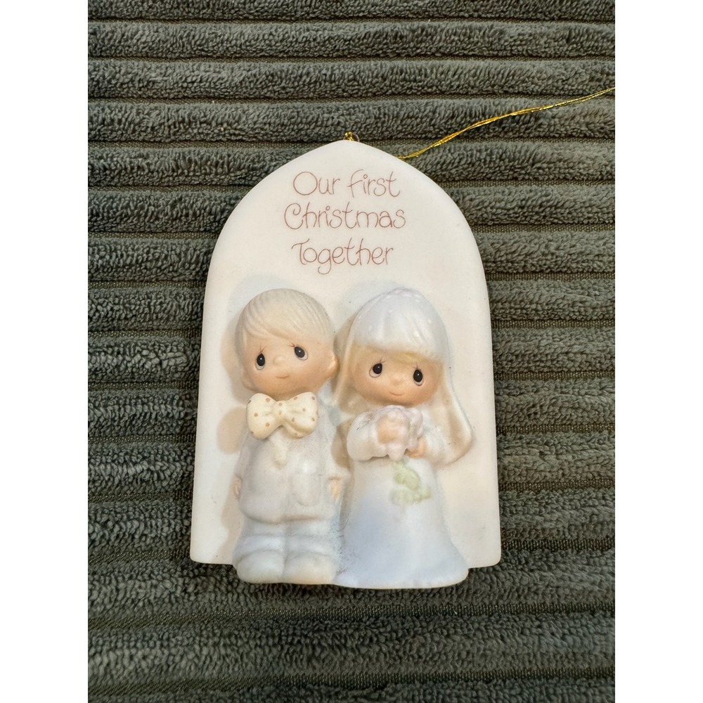 Precious Moments Our First Christmas Together Ornament 1982 Jonathan David